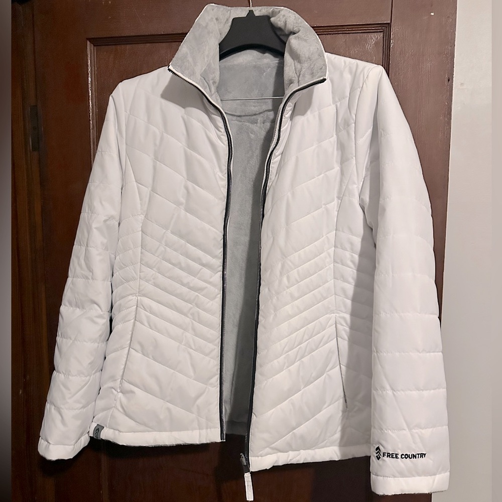 Free Country Women's Cloud Reversible Puffer Jacket, sz Large - Picture 4 of 4
